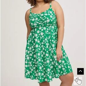 Torrid Mini Challis Skater Dress